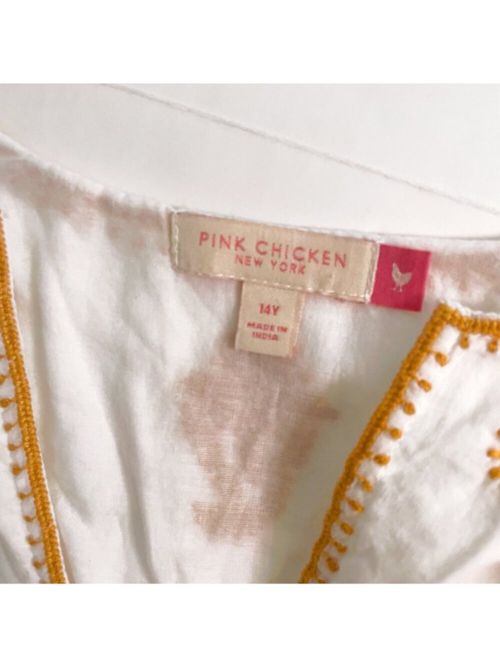 Pink Chicken Girls Jade Cover Up Tunic, Size 14 - Picture 4 of 5